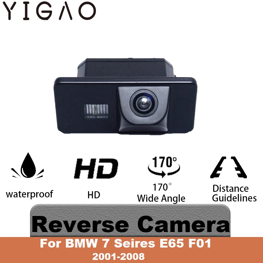 

CCD HD Night Vision Waterproof Special Car Handle Camera Reversing Image Camera For 7 Seires BMW E65 F01 2001-2008