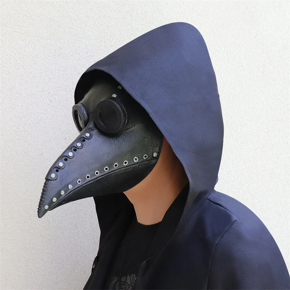 Забавная маска Чумного доктора в средневековом стимпанк для косплея панк маски с