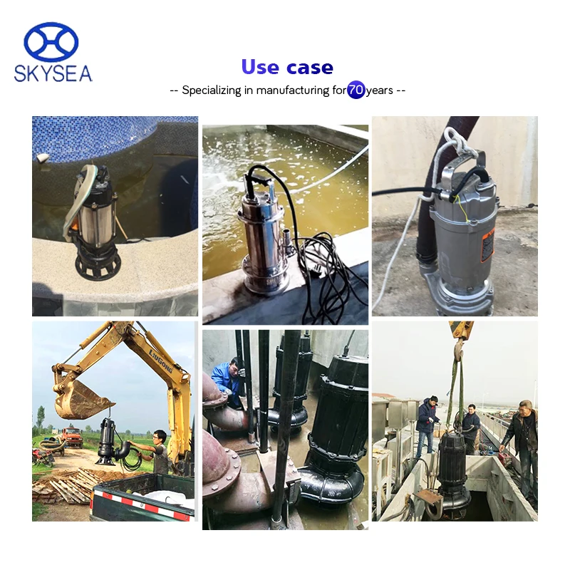 

SkySea 1 hp submersible pump for dirty water for pumping machine