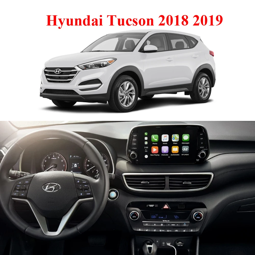 Easteregg для Hyundai Tucson Android радио 2018 2019 2 DIN 9 дюймов Автомобильный мультимедийный плеер
