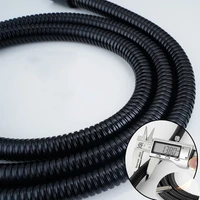 black 1 5m stainless steel shower head hose bathroom encryption shower hose water pipe fittings replacement soft water pipe