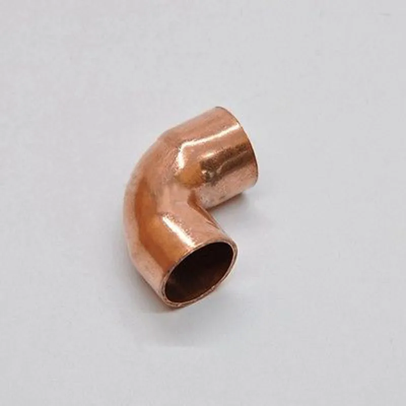 

20x1mm 90 Degree Elbow Copper End Feed Plumbing Pipe Fitting for gas water oil