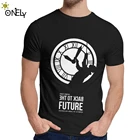 Повседневная футболка Назад в будущее с надписью Doc Brown The Clock Tower, Мужская великолепная одежда с круглым вырезом