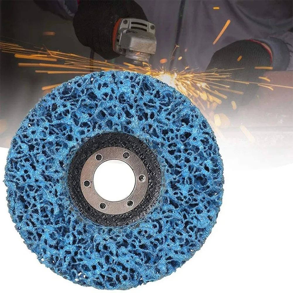 

5Pcs 5" Diameter Cleaning Strip Wheel Grinding Abrasive Disc For Angle Grinder Paint Rust Grinder Remover Tool