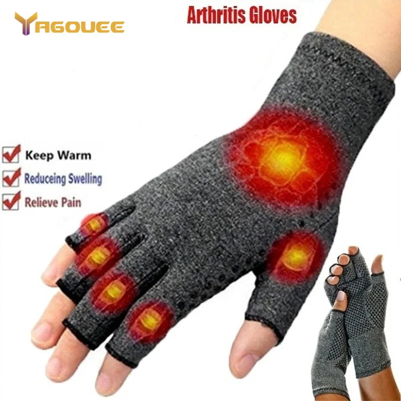 

1 Pairs Winter Arthritis Gloves Touch Screen Gloves Anti Arthritis Therapy Compression Gloves and Ache Pain Joint Relief Warm