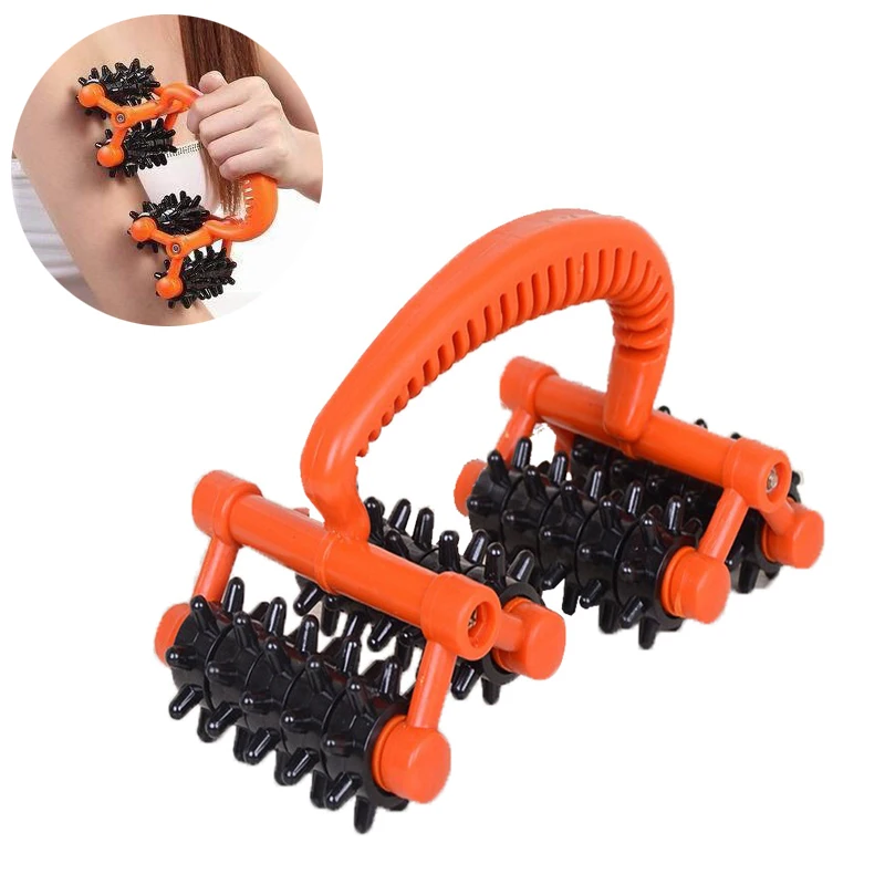 Новый домашний массажер для тела меридиан четырехколесный роликовый | Красота и