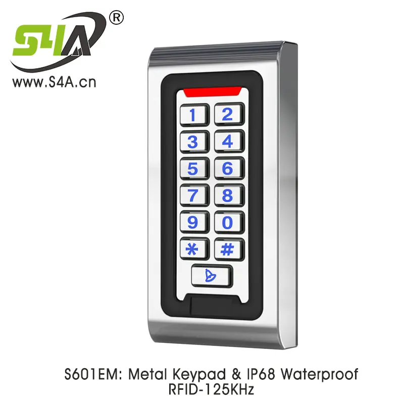 IP68 Водонепроницаемая автономная RFID металлическая клавиатура контроля доступа - Цвет: S601 Metal IP68