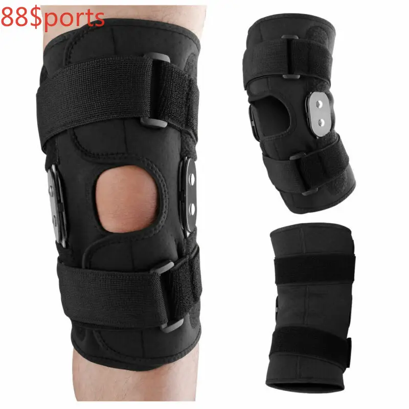

New Adjustable Hinged Knee Patella Support Brace Sleeve Wrap Cap Stabilizer Sports Running Gym Wrap Sports Accessories Goods