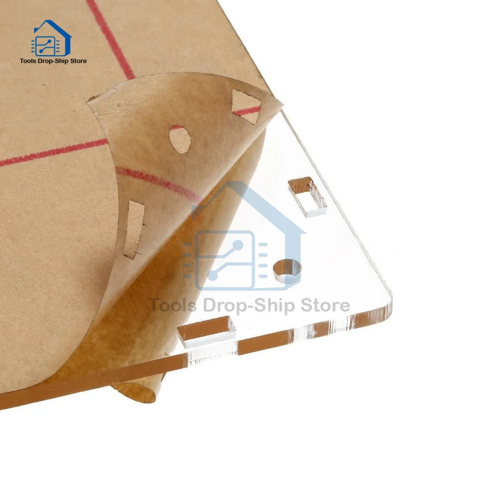 Fully Assembled Digital Oscilloscope 2.4&quot TFT LCD Display with Alligator Probe Test Clip Transparent Acrylic Case | Инструменты