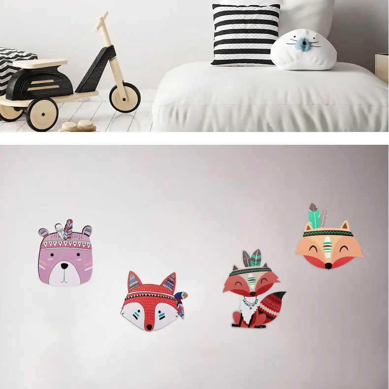Украшения для детской комнаты в скандинавском стиле деревянная пластиковая
