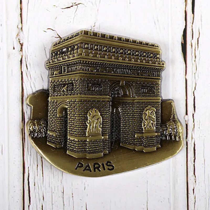 Металлический магнит в европейском стиле для холодильника украшение