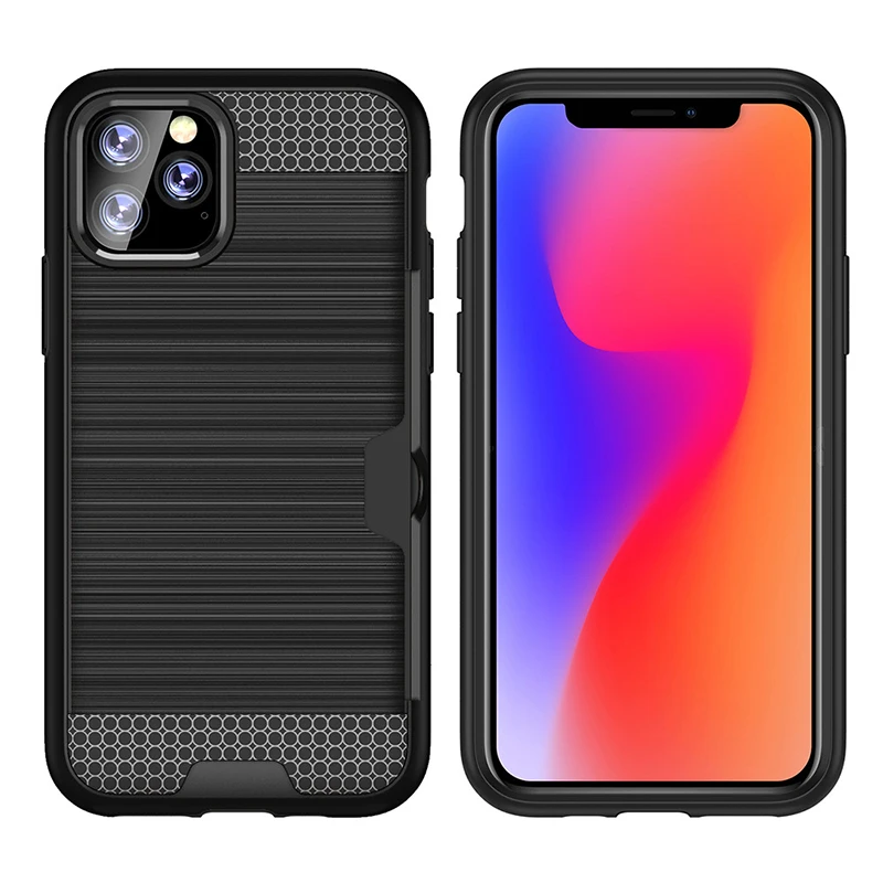 Защитный чехол из поликарбоната и ТПУ для iPhone 11 Pro Max XS XR X 8 7 6 6S Plus 100 шт. | Мобильные