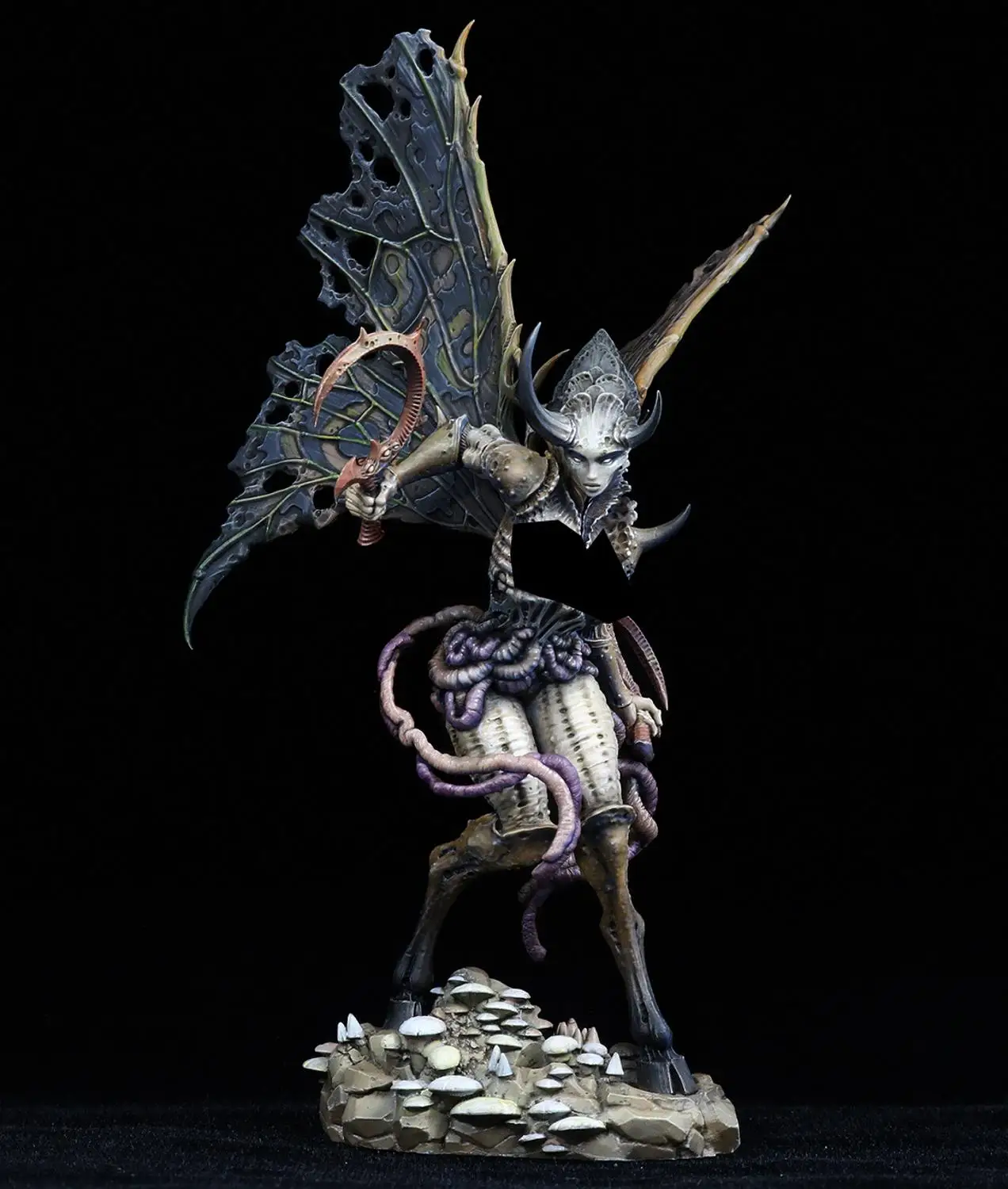 158 мм старинная фантазия воина подставка (с основанием) модельная фигурка из