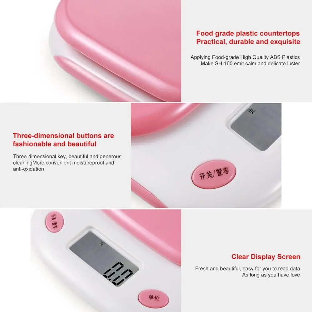 Бытовые кухонные весы с подставка для тарелки измерительная шкала электронные