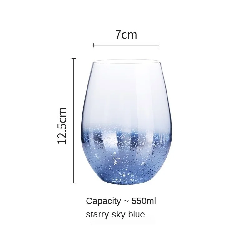 

Coffee Glass Personality Trend Starry Sky Cup Ins Tea Cup Water Cup Female Beverage Cup Glass Set Cute Water Cup Cute Glass Cup