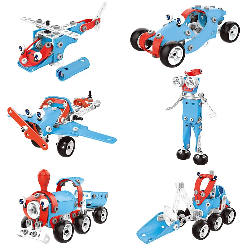 

Children's DIY Assembling Toy, Kindergarten Institution Building Block Screw Disassembly Science and Education Set