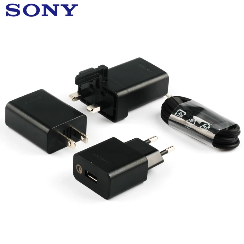 Оригинальный адаптер для быстрой зарядки SONY UCH10 Xperia Z5 Premium E6883 XZ4 Compact XA2 Z1 настенное