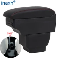 for mazda mazda 2 armrest interior parts car armrest box retrofit parts storage box car accessories interior with usb led