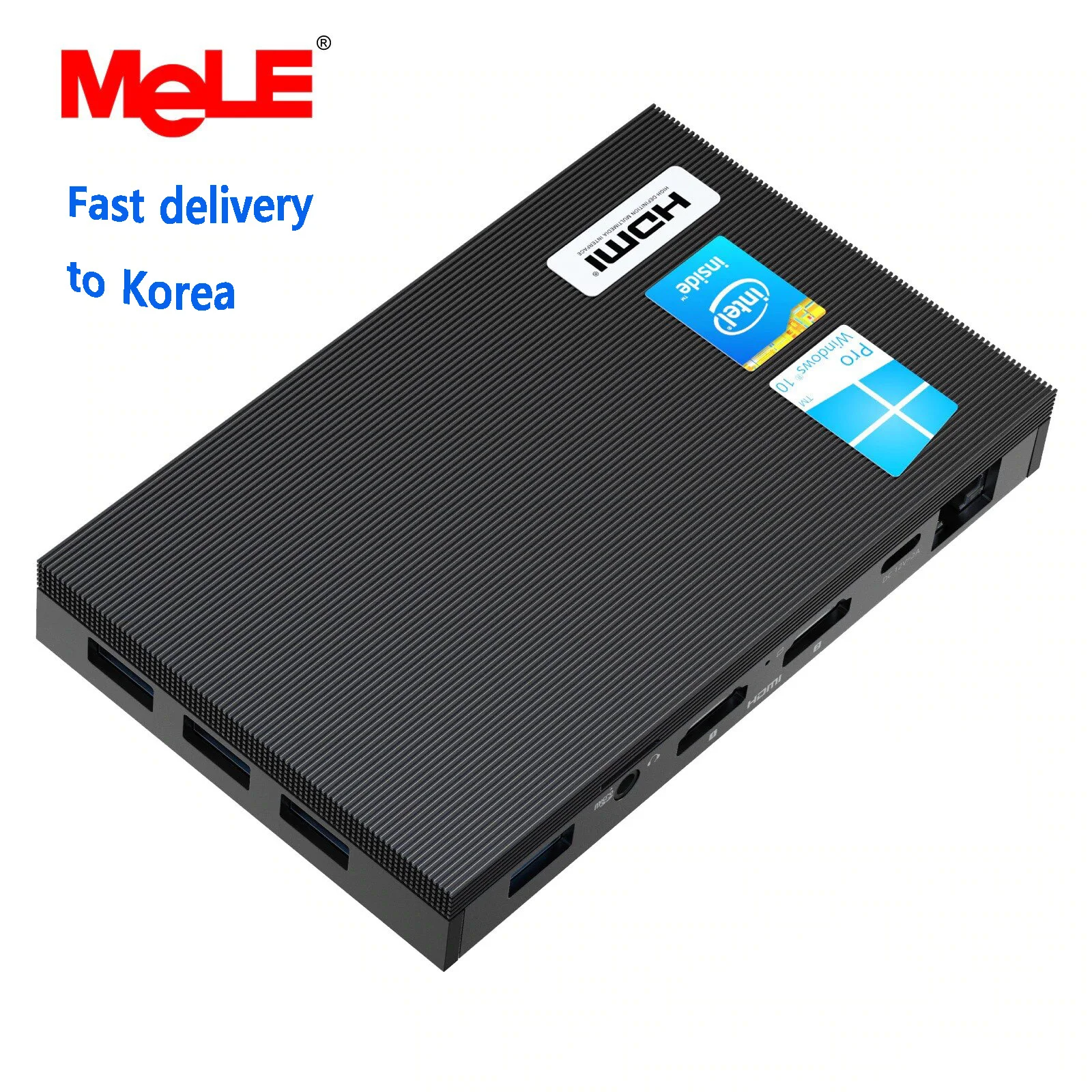 Мини ПК MeLE 4K Intel Celeron J4125 четырехъядерный 8 ГБ 128 Гб SSD Windows 10 2 4G/5G двухдиапазонный Wi Fi