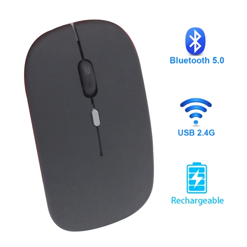 

Mouse wireless , bluetooth, refillable, usb, for computer, home, office, PC and laptop