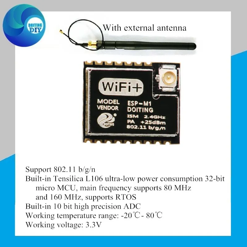 Мини ESP-M1 ESP8285 последовательный порт S с передачей беспроводной WiFi модуль