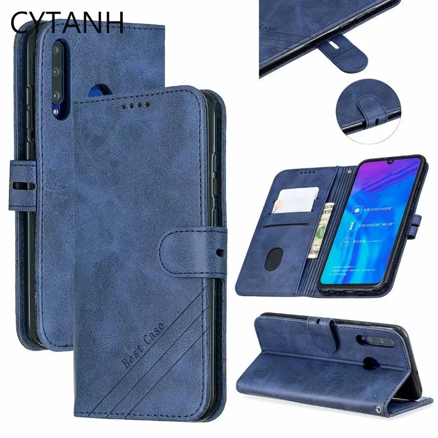 Флип чехол для Huawei P Smart Psmart FIG LX1 Case Кожаный телефона Fundas роскошный Магнитный