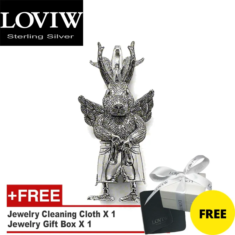 Кулон в виде странного кролика совершенно новые модные ювелирные изделия Прямая