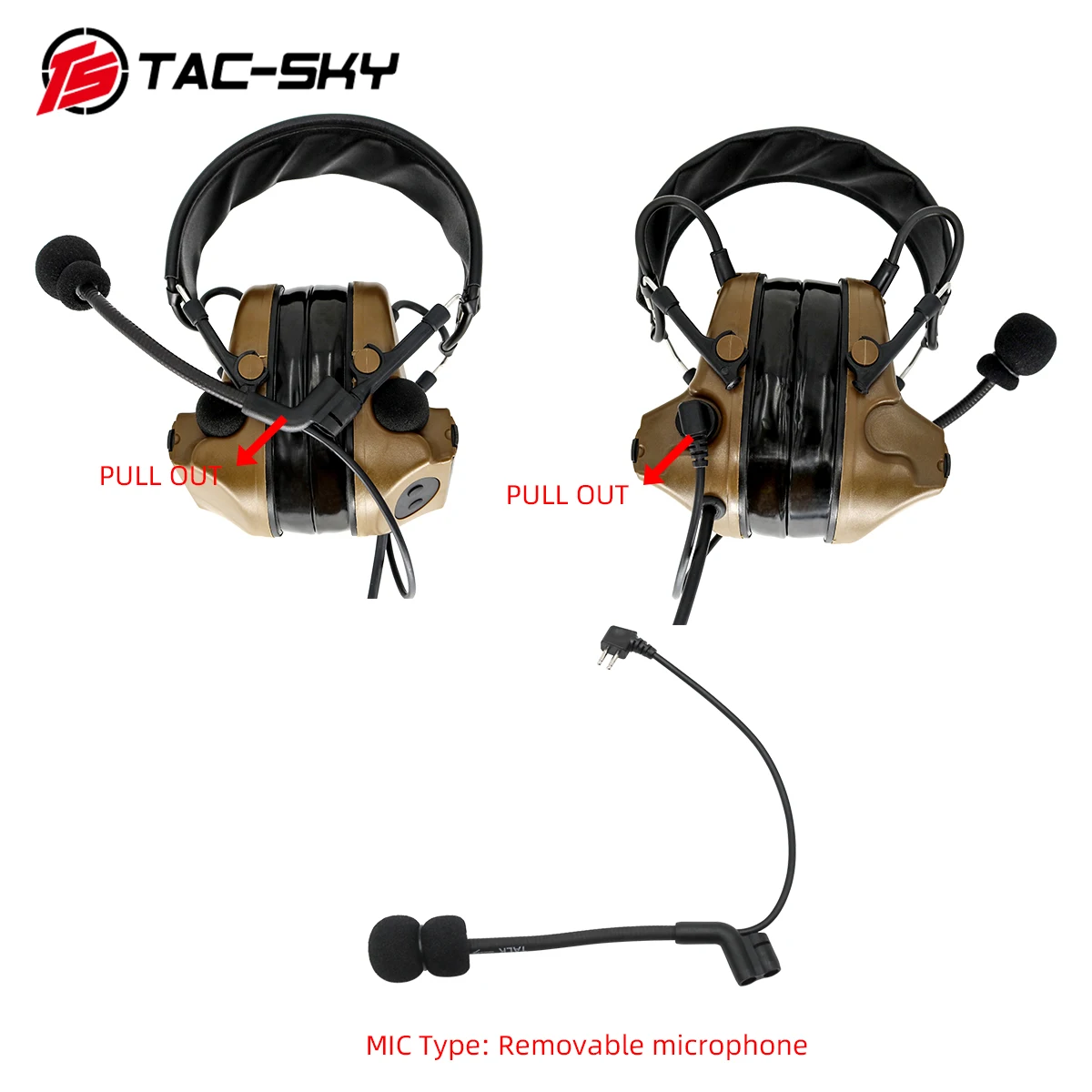 COMTAC II TAC-SKY C2 comtac ii силиконовые наушники Тактический слуховой защиты шумоподавление пикап военные наушники CB