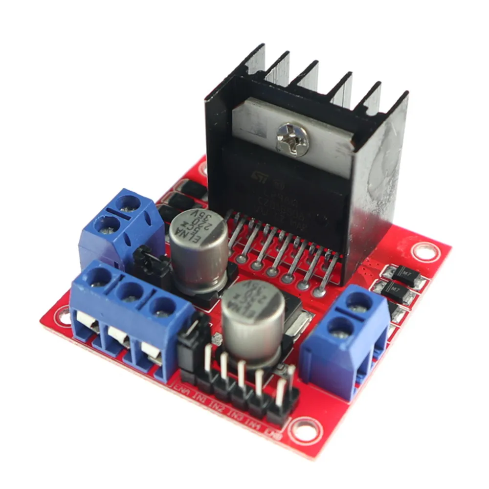 1 шт./лот KJ192 L298N Модуль платы драйвера двигателя L298 для arduino шаговый двигатель