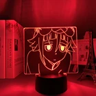 Светодиодная лампа в стиле аниме Crona для спальни, декоративный ночсветильник для детей, подарок на день рождения, прикроватный светильник в стиле манга, 3d