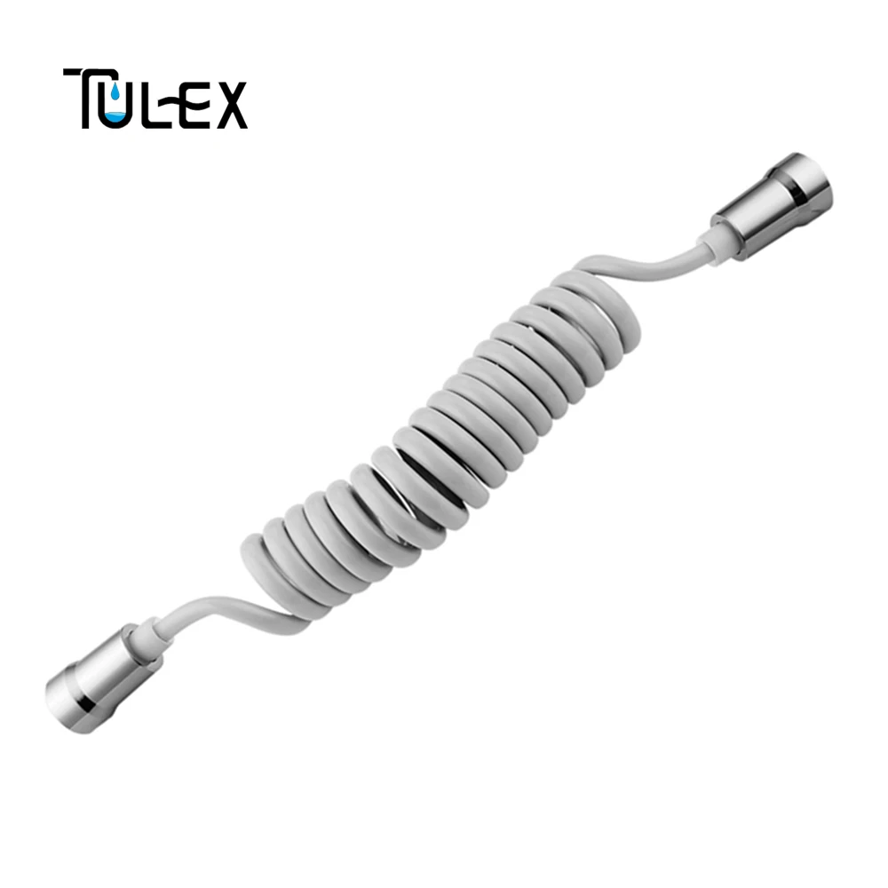 Tulex ПВХ шланг для биде серый Гибкий Душевой шланг 2 м телефонная линия шланг для туалета Биде опрыскиватель аксессуары для ванной комнаты