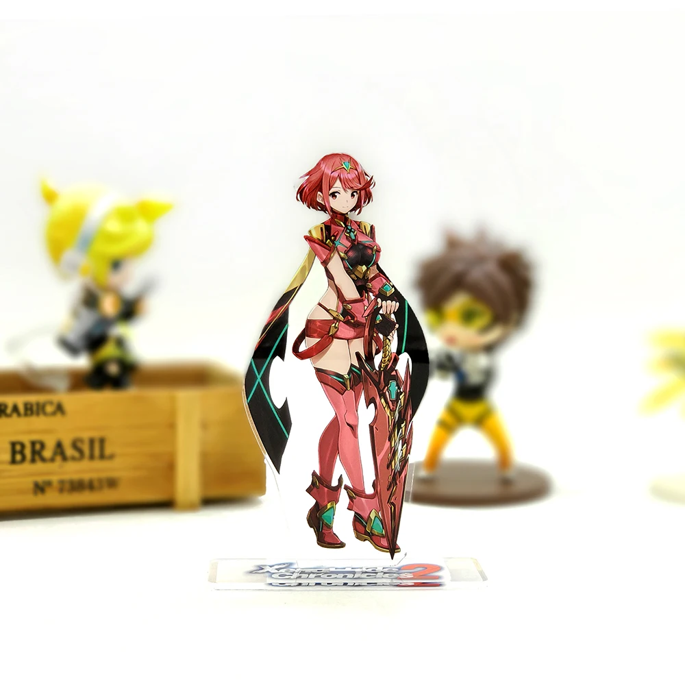 Xenoblade летопицы 2 Mythra Hikari Pyra Homura акриловые статуэтки стенди украшение для стола