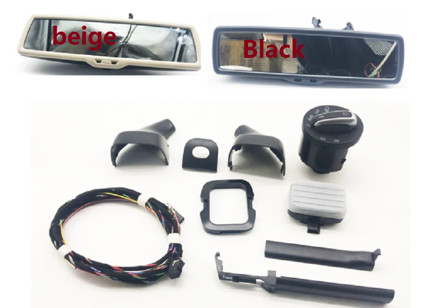 Автомобильный переключатель света + Датчик дождсветильник черный или бежевый