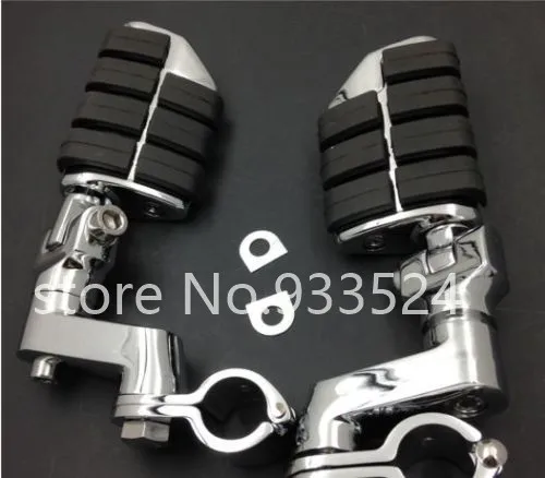 Мотоцикл Dually Highway Clamp 1 &quotподножки для ног Harley Sportster Honda GoldWing GL1800 Yamaha Suzuki Kawasaki VN800|foot