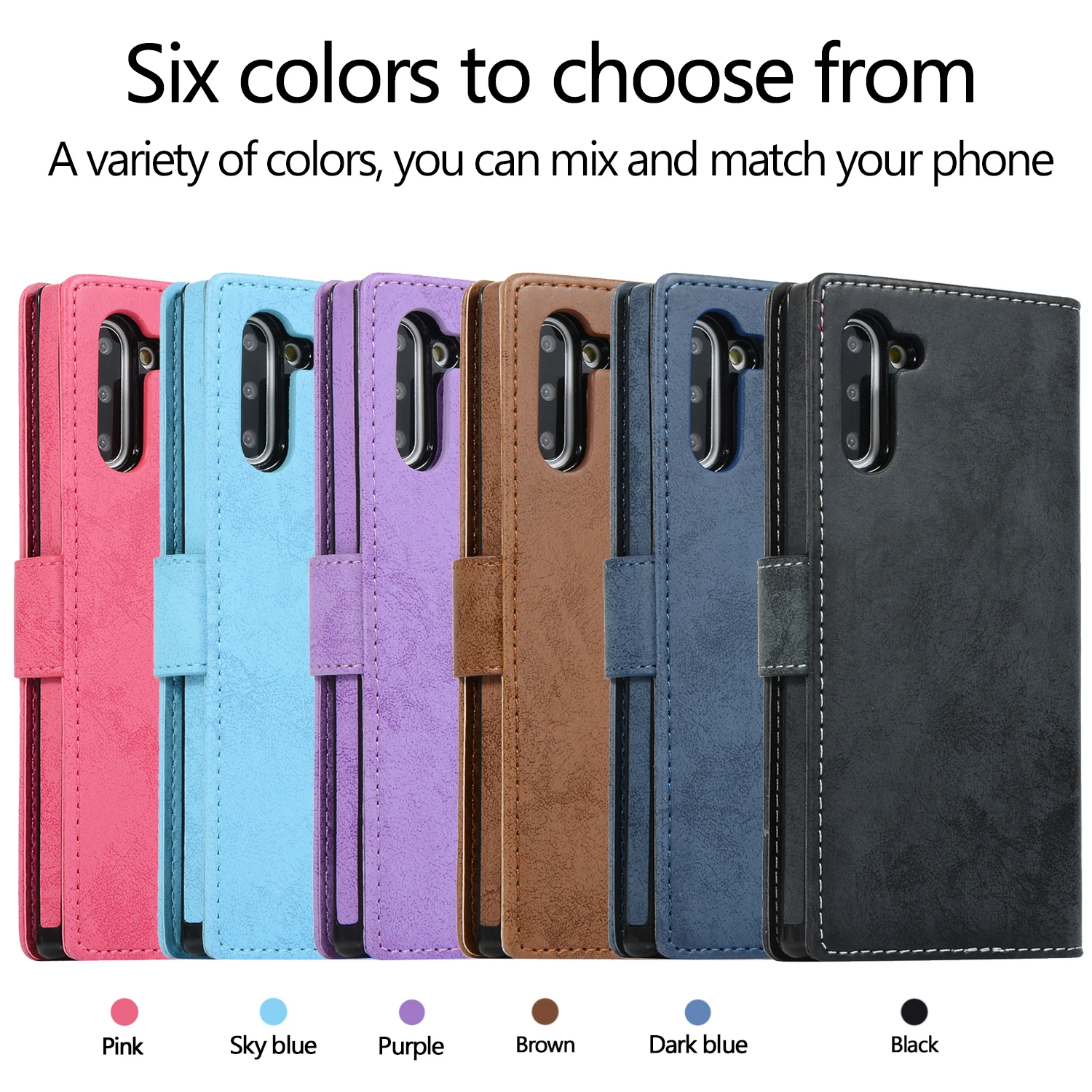S10e Flip Cover For Samsung Galaxy S21 Note 20 Ultra 10 S20 FE S8 S9 Plus Phone Case Retro Leather Wallet 2in1 Detachable Shell