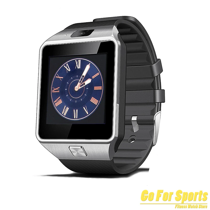 Bluetooth Смарт часы Smartwatch DZ09 Android телефонный звонок Relogio 2G GSM SIM TF карта камера для iPhone samsung HUAWEI PK GT08 A1 - Цвет: Серебристый