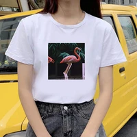 animal print series short sleeved fashion casual tshirt new korean style picture puzzle kawaii white t shirt oversize women tops