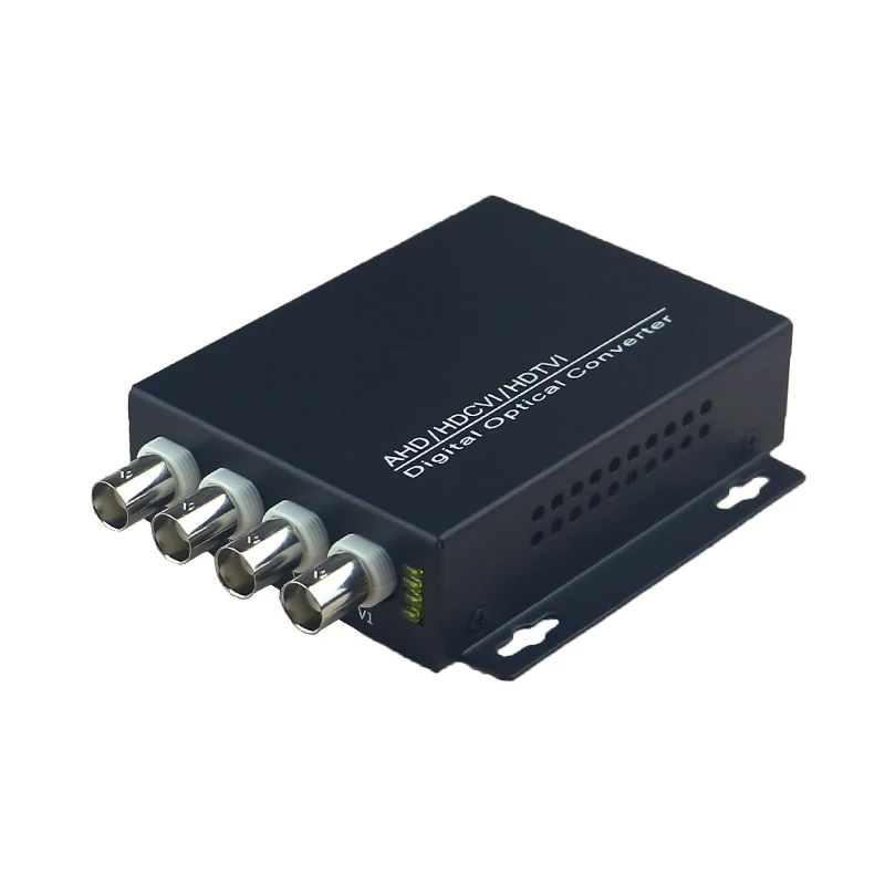 4 канала 960P 720P AHD TVI CVI видео волоконно-оптический преобразователь для 1.3MP/1MP AHD/CVI/TVI