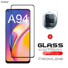 For OPPO A94 Glass Screen Protector Tempered Glass For OPPO A94 5G Glass for OPPO A94 Protective Film Camera Lens Protector