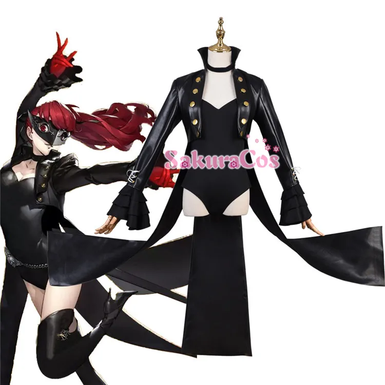 

Anime!Persona 5 The Royal Kasumi Yoshizawa Kaitou Battle Suit Sexy Lovely Uniform Cosplay Costume Halloween Outfit Free Shipping
