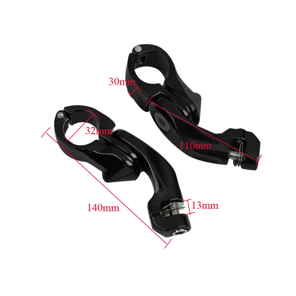 1 1/4 &quotшоссе подножки педали крепление зажимы для Harley Touring Мотоцикл