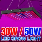 Светодиодный светильник для выращивания растений полный спектр светодиодный светильник для растений комнатный светильник для роста 20 Вт 30 Вт 40 Вт 50 Вт гидропоники для выращивания растений