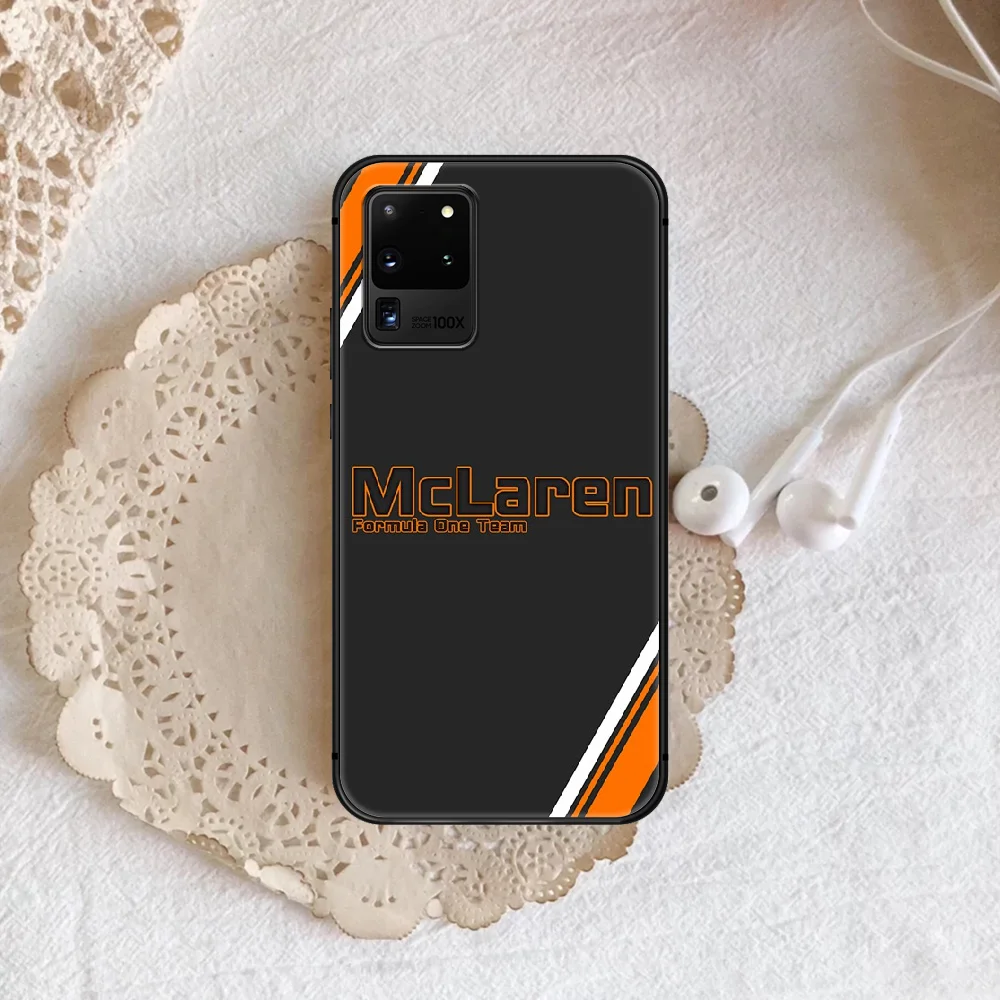 

Mclarens Car Logo Phone Case Cover Hull For Samsung Galaxy S 7 8 9 10 e 20 FE uitra plus Note 9 10 20 black Hoesjes Pretty Funda