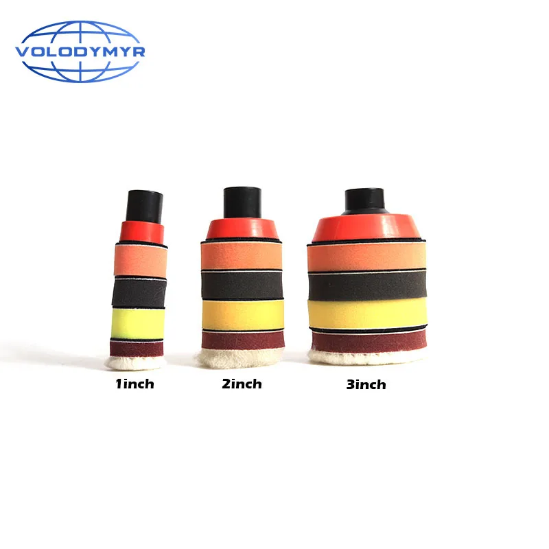 

Drill Polishing Kit Buffing Polish Pad 1 2 or 3 Inch Include Red M14 Tray Detail Waxing Sponge Car Buffer Polisher for Polish
