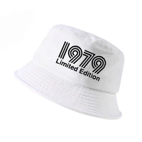 cool 1979 limited edition present bucket hat funny 40th birthday gift for husband man fishing hats fashion casual fisherman cap