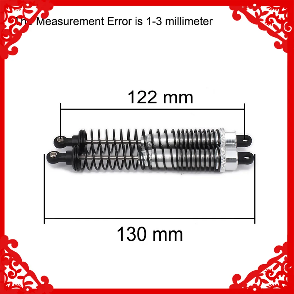 Масляный Регулируемый 130 мм алюминиевый Амортизатор для Rc автомобиля 1/10
