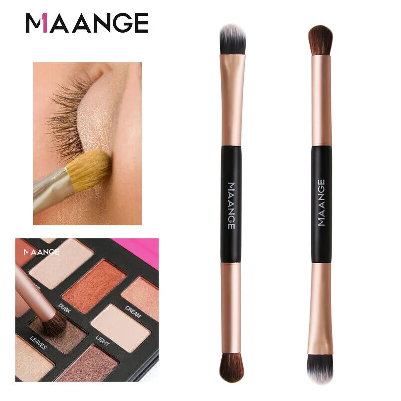 MAANGE двухсторонние женские кисти для макияжа бровей теней век пудры помады