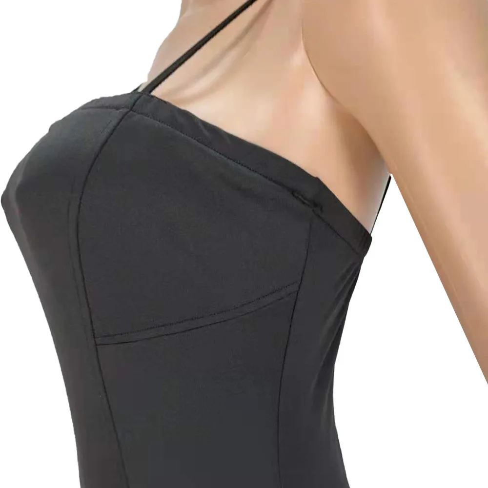 

2021 Women Summer Dress Spaghetti Strap Solid Color Bodycon Fitness Long Dress Party Night Vestidos Outfit