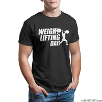 weightlifting dad mens t shirt