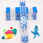 Ткацкий станок 25 см для цветная Резиновая лента, плетеная машинка сделай сам, вязаная эластичная цепочка для браслетов ручной работы, игрушка для вязания